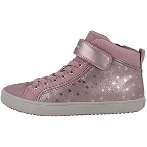 Geox J Kalispera Girl I, Sneakers Niñas, Rosa Dk Pink, 32 EU