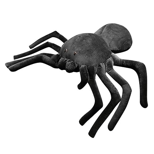 TOYANDONA Peluches Gigante Araña de Juguete de Peluche Suave para Muñeco de Araña de Felpa para Decoración y de Halloween