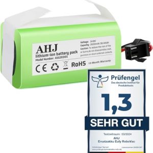 14.4V 2600mAh Li-Ion Batería de Reemplazo para Conga 990 950 999 1090 1790 1990, IKOHS S14 S15, Deebot N79 N79S, Eufy RoboVac 11 11S 11SMax 12 15C 15CMAX 15T 30 30C 30 MAX 35C