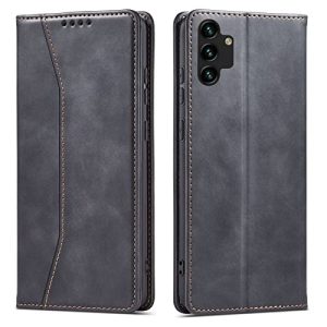 OKZone Funda para Samsung Galaxy A13 5G / A13 4G / M13 5G, Funda Carcasa de Cuero,Magnético Carcasa Funda Móvil Billetera Cuero Funda con Tapa Libro Caso Soporte Plegable (Negro)