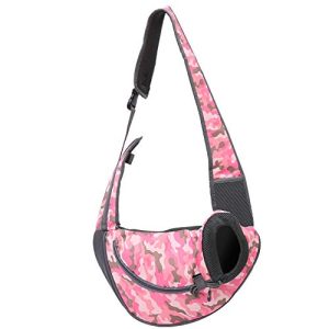 PETEMOO Bandolera para Perro Transportín Bolsa de Viaje para Mascotas Bolsa Portador de Perro Bolso de Hombro para Perros Gatos