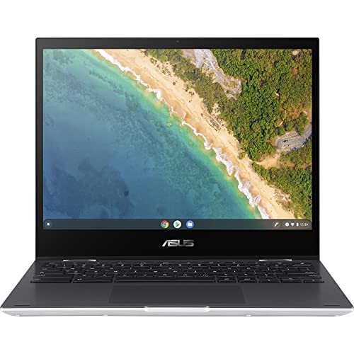 ASUS Chromebook CM3200FDA-HW0015 - Ordenador portátil táctil y convertible, 12" FHD (MediaTek MT 8192, RAM 4 GB, eMMC 64 GB, Chrome OS) teclado AZERTY francés