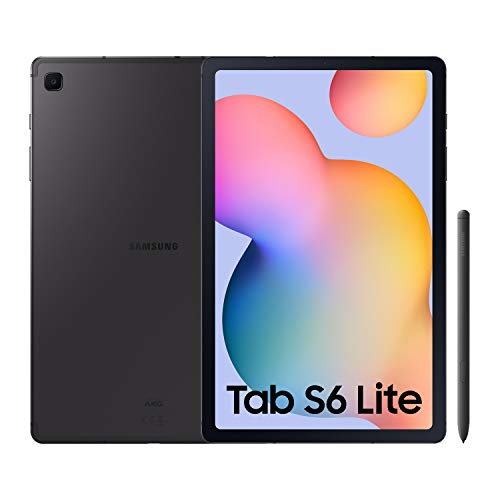 SAMSUNG Galaxy Tab S6 Lite - Tablet de 10.4” (LTE, 4G, Procesador Exynos 9611, RAM de 4GB RAM, Almacenamiento de 64GB, Android 10) - Color Gris, Versión española