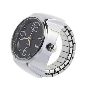 HOOTNEE Reloj De Anillo Reloj De Anillo para Niña Cuarzo Analógico Gran Esfera para Cumpleaños y Navidad