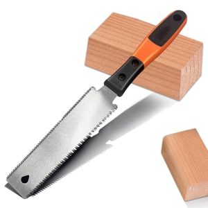 Sierra japonesa,Mini Serrucho para Madera con Hoja de Acero al Carbono, Antideslizante, Corte Preciso y Limpio, Ideal para Carpintería, Bricolaje, Jardín y Trabajos Detallados SURFOU