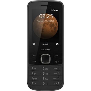 Nokia 225 4G Todos los operadores, 0.06 GB, teléfono con función SIM de 2.4 Pulgadas del Reino Unido (SIM Dual) – Negro