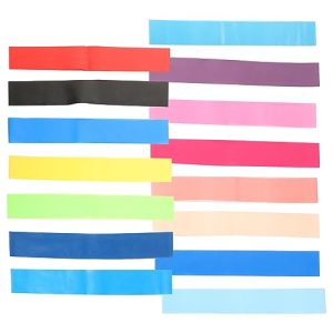 NUOBESTY Bandas para Sillas De Aula 15 Uds Bandas Elásticas para Pies Inquietos Sensoriales para Sillas De Colores Accesorios para Relajar Piernas En Oficina Y Escuela