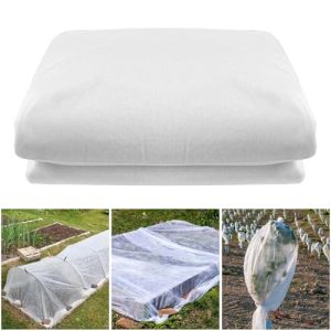 Ovtai 1.5m x 10m Manta Termica Plantas, 40 g/m² Malla Antiheladas, Forro Polar Suave y Duradero, Tejido de Protección Térmica Antiheladas para Todo Tipo de Plantas y Arbustos