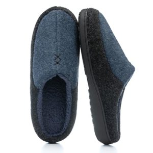 GOEWY Zapatillas de Invierno para Hombre Cálidas y Cómodas, Diseño Interior/Exterior con Espuma Viscoelástica y Antideslizante, Regalo para Marido, Novio o Papá