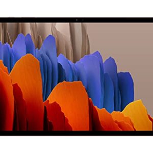 Samsung Galaxy Tab S7+ – Tablet de 12.4″ QHD (Wifi, Procesador Qualcomm Snapdragon 865 Plus, RAM de 6GB, Almacenamiento de 256 GB, Android 10, S Pen incluido) – Color Bronce [Versión española]