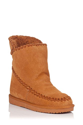 GIOSEPPO Botines Marrones de Estilo Australiano con cuña Interna para Mujer 42114