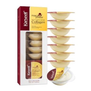 Karseell Colágeno Mascarilla Pelo 12ml x 8Pcs, Maca Esencia Reparación Profunda Mascarilla Capilar para Seco y Dañado el Cabello Todo Tipo de Cabellos