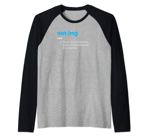 Elecciones Votar 2020 | Mujeres Demócratas Desagradables Votar Feminista Camiseta Manga Raglan