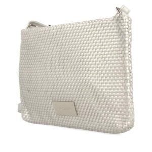 GIOSEPPO BOLSO BANDOLERA COLOR PLATA CON TRENZADO MORVAH