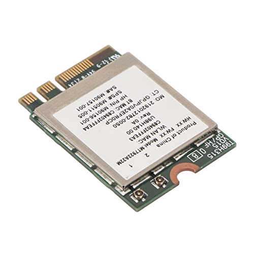 Yunseity Adaptador de Red MT7922 Wifi6 M.2 NGFF, BT5.2 802.11ax 2.4G 5Ghz Tarjeta Ethernet de Doble Banda 2400mbps Tarjeta de Red WiFi MU MIMO para Microsoft para Windows 10 11 64 bits