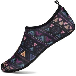 SAGUARO Hombre Mujer Zapatos de Agua Playa Escarpines Zapatillas de Deportes Acuáticos Buceo Surf Snorkel Yoga Piscina, Morado 38/39
