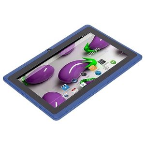 Tablet para Niños Q88 de 7 Pulgadas para Android, con ROM de 8 GB, Pantalla de Protección Ocular de Seguridad, Compatible con Wi-Fi, Bluetooth, Cámara Dual, Educación de Apoyo, Juegos.(Azul)