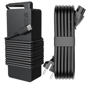 Sustitución for 65W Lenovo Cargador de computadora portátil USB C, Aplicable a ThinkPad T480s/T580s/T490/E480/E580, Chromebook C330/S330/100e/300e/500e,Yoga C930/C940/720, Compatible con Todos Laptop