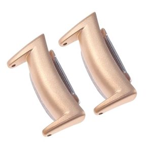 jojofuny 2 Piezas Correas para Relojes Inteligentes Conector de Acero Inoxidable y Adaptador para Correa de Reloj Smartwatch Muestra