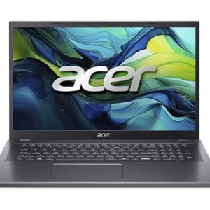 acer Aspire 17 (A17-51M-503B) ordenador portátil, pantalla IPS FHD de 17″, Intel Core i5-1334U, 16GB RAM, 512GB SSD, Intel Iris Xe Graphics, Windows 11, teclado QWERTZ, gris