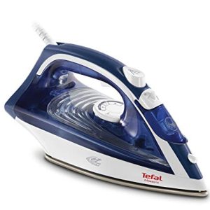 Tefal Maestro, Plancha de vapor 2300 W, Golpe de vapor 110 g/min y vapor continuo de 35 g/min con suela Easygliss Diffusion cerámica, Diseño muy ligero, Apto para todos los tejidos, FV1845E0