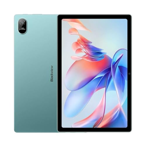 Blackview Tab 11 WiFi Android 12 Tablet, 10.36'' 2.4K FHD+ Display, Octa-Core 14GB+256GB (1TB Tarjeta SD Externa), 8380mAh Batería, 16MP+16MP Cámara, Bluetooth 5G WiFi, Dual Box Altavoces Verde