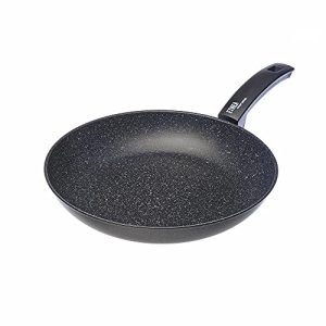 Moneta Sartén Etnea con Superficie de Piedra Antiadherente y con Revestimiento Antirayaduras, Apta para la Mayoría de las Cocinas, Apta para el Lavavajillas, Diámetro 32 cm