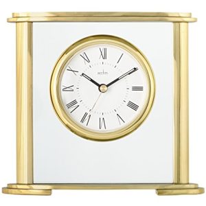 Acctim Reloj Cuarzo para Mesa, Metal, Dorado, Talla única