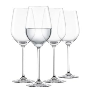SCHOTT ZWIESEL Copas de vino tinto Fortissimo (set de 4), refinadas copas de cristal para vino tinto o agua, copas de vino Tritan aptas para lavavajillas, fabricadas en Alemania (art. nº. 123681)