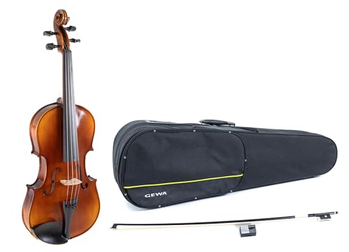 GEWA Juego de viola Allegro VA1 – 42,0 cm listo para tocar, incl. estuche moldeado, arco de carbono, cuerdas Thomastik Infeld AlphaYue