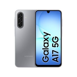 Samsung Galaxy A17 5G 256GB – Teléfono Móvil con IA, Marco Fino 7,5mm, Pantalla Grande, Cámara 50MP, 4GB RAM, Batería 5000mAh, Gris, Garantía del Fabricante 3 Años + 1 Año Extra