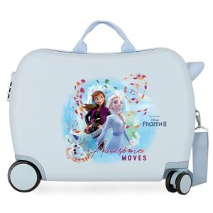 Frozen Disney Awesome Moves Maleta Infantil, Niñas, Azul, 50x38x20 cm