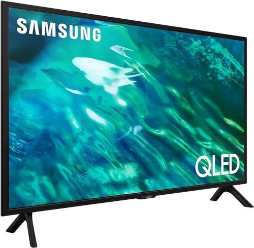 Samsung TV QE32Q50AEUXZT QLED Full HD, Smart TV 32" Quantum HDR, 100% Volumen Color, OTS Lite, Slim Design, Integrado con Bixby y Alexa Compatible con Google Assistant, Black 2023