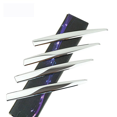 Tiras decorativas cromadas para tiradores de puerta para BMW Serie 1 3 X3 X5 X6 f30 f25 (4 unidades, acero inoxidable)