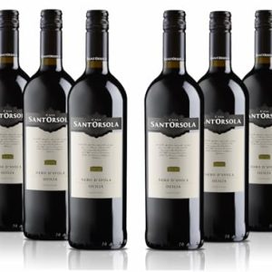 Sant’Orsola Nero d’Avola Doc Sicilia Vino Tinto Italiano – 6 Botellas X 750ml