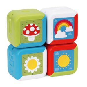 Chicco Cubos Multiactividad 2 en 1, Juego Educativo y Evolutivo, Actividades Manuales, Estimula Motricidad Fina y Habilidades Cognitivas, Juguete Niños 10-36 Meses