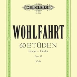 Etudes(60) op.45 alto: für Viola bearbeitet