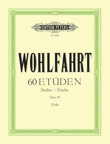 Etudes(60) op.45 alto: für Viola bearbeitet