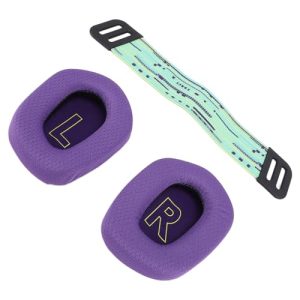 Almohadillas de Repuesto G733 G335, Almohadillas de Espuma Viscoelástica, Correas para Diadema de Malla Transpirable, Fácil Instalación, para Auriculares para Juegos con Cable