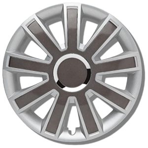 Albrecht 16 pulgadas plata/gris Embellecedores para llantas de acero, Embellecedores de ruedas Flash Made in EU – Sólo genuino en el embalaje de Albrecht