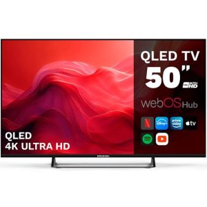 Grunkel QLED-5025W Smart TV, 50 Pulgadas, 4K UHD, webOS, Quantum LED, Wi-Fi, 3 HDMI, 2 USB