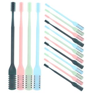 HIAKDOFT Cortapelos Nasales Manuales de Acero Inoxidable Doble Punta 12 Unidades Tamaño Mini para Hombres y Mujeres Cuidado Diario Limpieza Segura