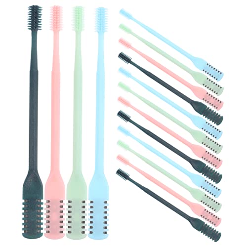 HIAKDOFT Cortapelos Nasales Manuales de Acero Inoxidable Doble Punta 12 Unidades Tamaño Mini para Hombres y Mujeres Cuidado Diario Limpieza Segura