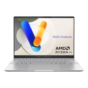 ASUS Vivobook S 14 OLED M5406WA#B08H1KCVGC, Portátil de aluminio con OLED Anti-Glare, Copilot + PC, procesador AMD Ryzen AI 9 HX 370, 32 GB de RAM, 1 TB SSD PCIE, Windows 11 Home, Plata