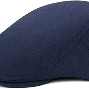 WETOO Boina Hombre Algodón Ajustable al Aire Libre Gorra de Vendedor de periódicos Casual