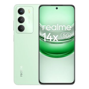 realme 14x 5G Smartphone 6+128 GB Teléfono Móvil, Procesador Dimensity 6300, 120Hz 6.67″ HD+ Pantalla, Batería 5000mAh, Dual SIM Sin Cargador, Verd