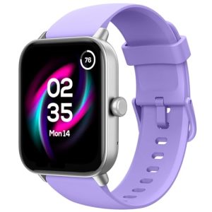 TOOBUR Reloj Inteligente Mujer con Alexa, 1.8″ smartwatch Deportivo con 100 Deportes, Recibir y Contestar Llamadas, Podómetro y pulsómetro, IP68 Impermeable Nadar, Compatible con Android iOS