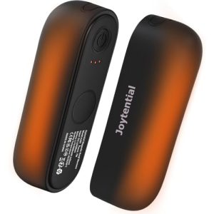 Joytential 10000mAh Calentador de Manos Recargable, 2 en 1 Magnético Calienta Manos Electrico de Bolsillo Portátil, 3 Niveles de Calor, Calienta Manos para Exterior, Camping, Regalo, Negro