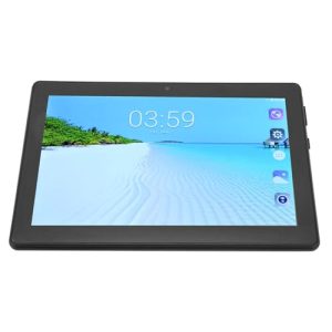 Jectse Tableta de Oficina, CPU FHD Octa Core de 8 Pulgadas, Enchufe Europeo, Tableta HD de 100-240V para la Escuela (Black)