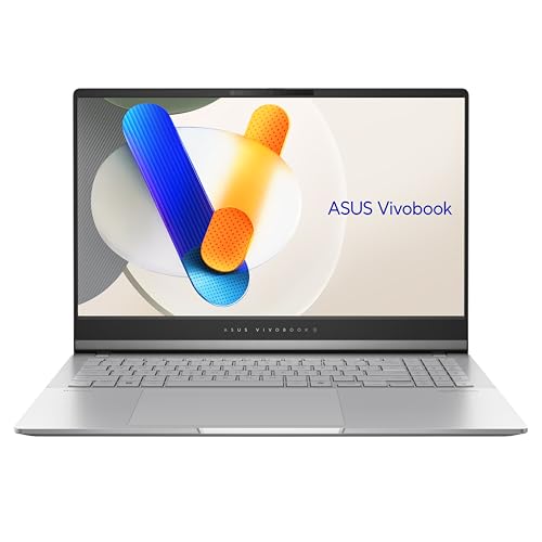 ASUS Vivobook S 15 OLED OLED M5506WA-MA042W - Ordenador Portátil 15.6" 3K 120Hz (AMD Ryzen AI 9 365, 32GB RAM, 1TB SSD, Radeon 880M, Windows 11 Home) Plata Fría - Teclado QWERTY español